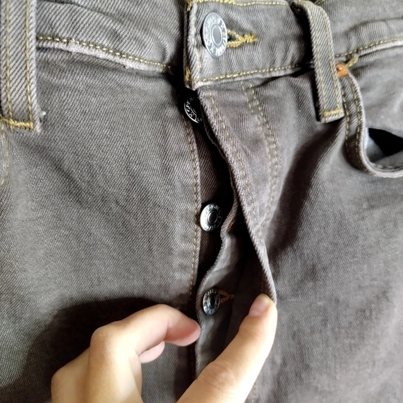 re/done 70s High-Rise Stove Pipe Jeans in washed chocolate sz 29 - Picture 5 of 10